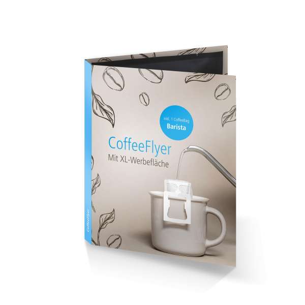 CoffeeFlyer - - schwarz, Individual Design
