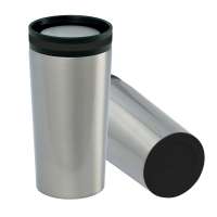 Becher silber, Ring schwarz, Boden schwarz