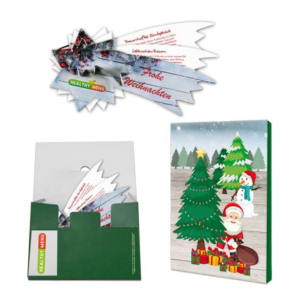 Backförmchen mit Rezeptblock Komet