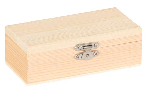 Holzkiste 10,5 x 4,5 x 4 cm