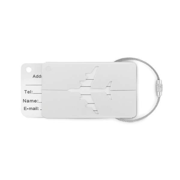Kofferanhänger aus Aluminium FLY TAG