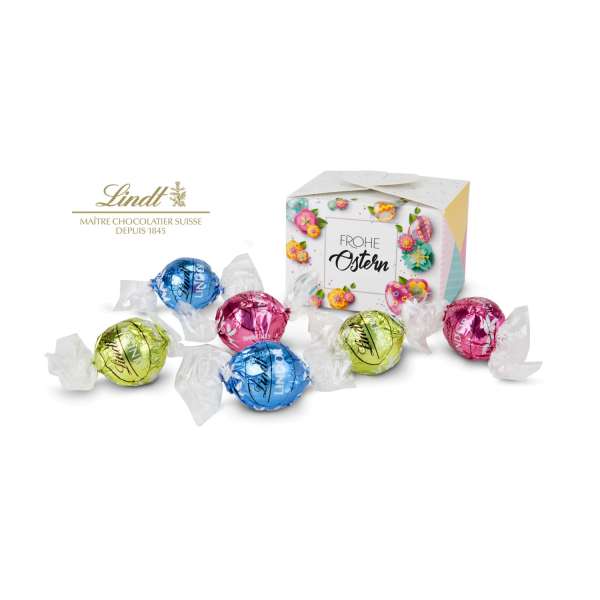 Geschenkartikel / Präsentartikel: Lindt Osterfreude - mit 5 Lindt Lindorkugeln, auch in individuelle