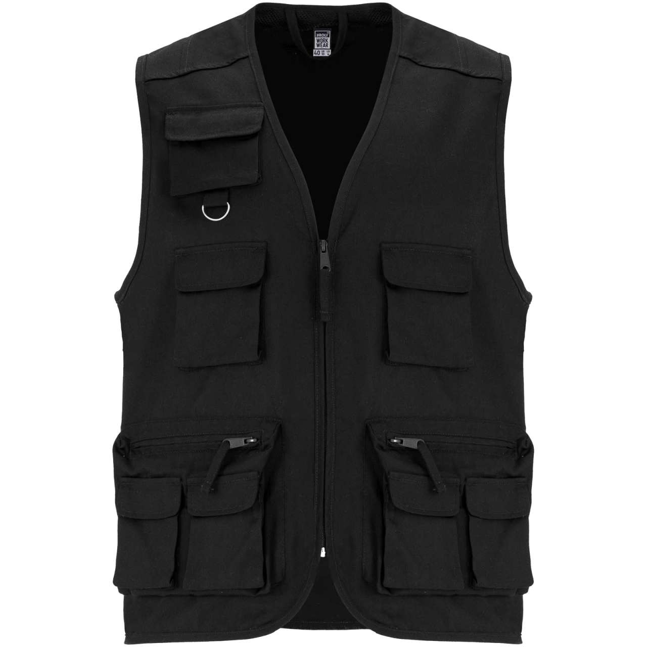 Venera Arbeitsweste mit V-Ausschnitt und mehreren Taschen, 200 g / m2