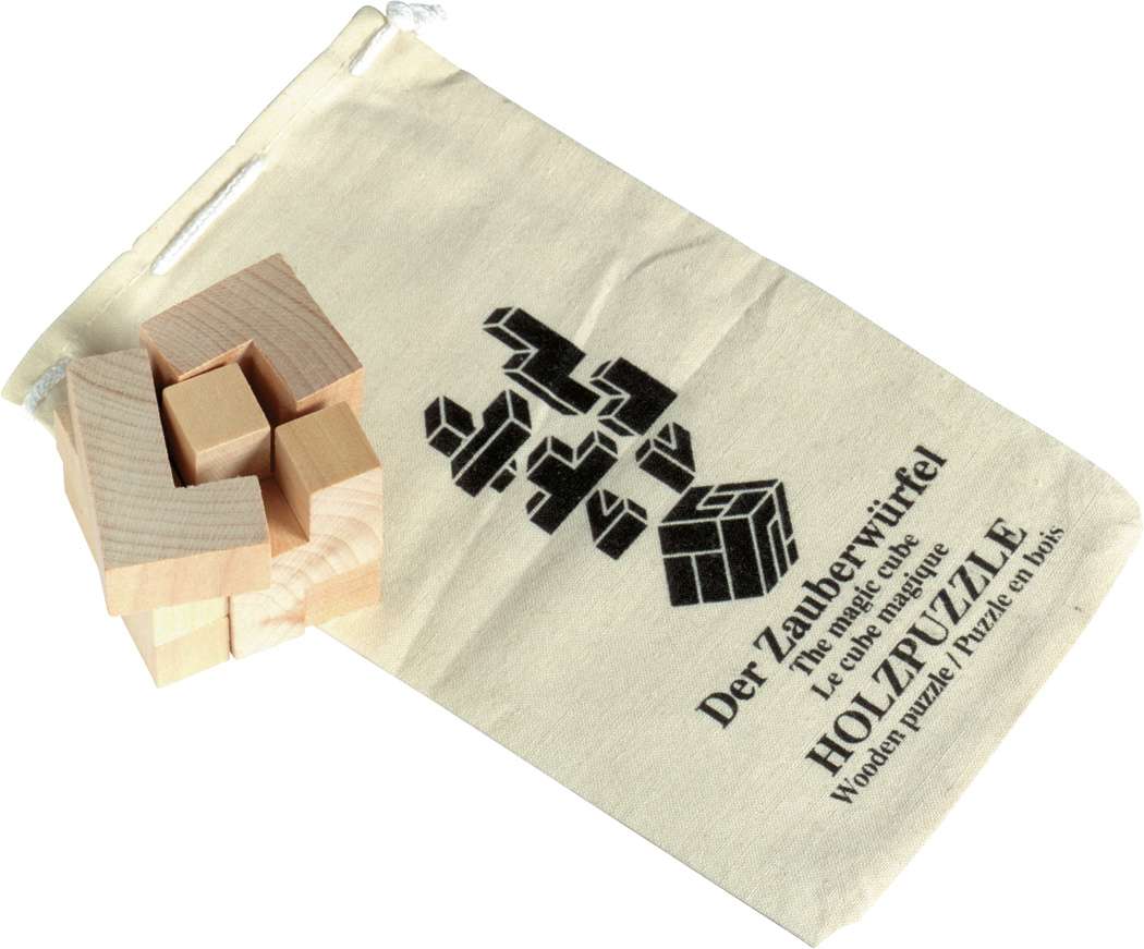 Holz-Puzzle CRAZY CUBE