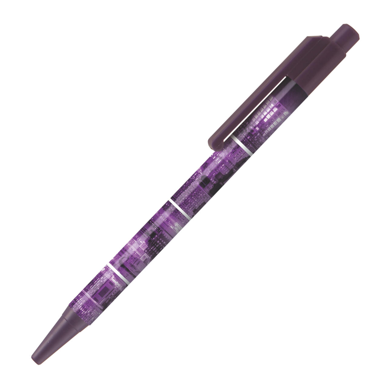 BATAM Kugelschreiber mit farbigen Akzenten und 4c-Druck all-over