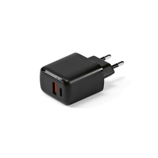 Franklin Wandladegerät rABS, 20W. Schnellladung über USB-C und USB-A