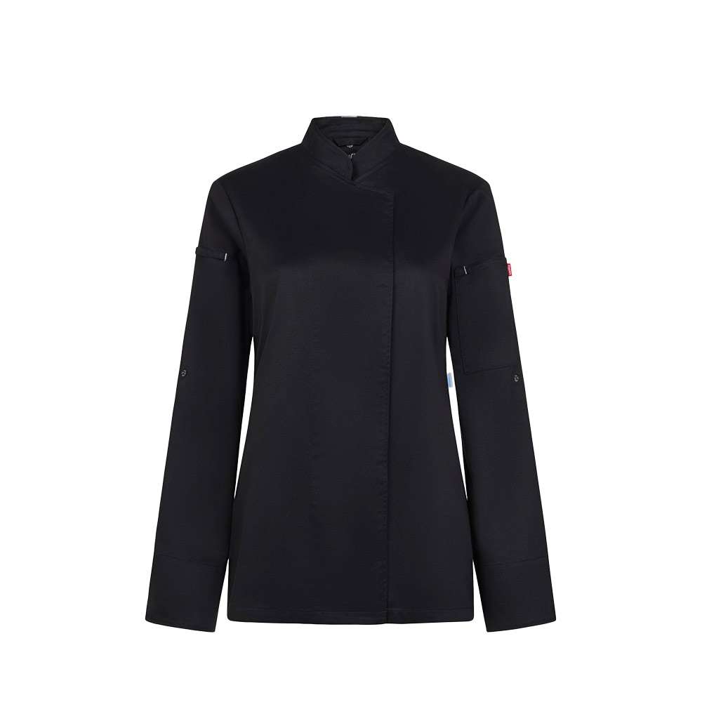 VL THOTH Kochjacke für Damen (190 g / m²), aus Baumwolle (35 %) und recyceltem Polyester (65 %)