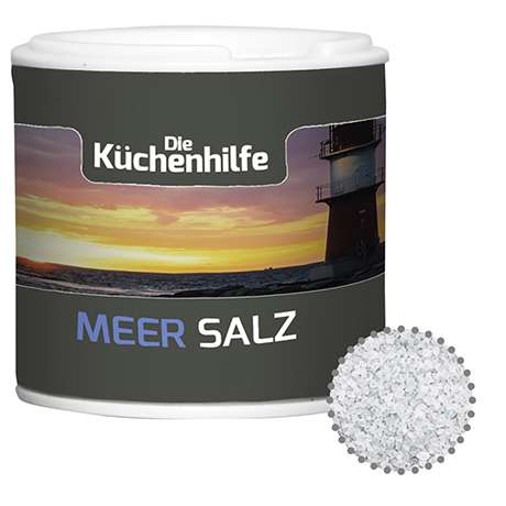Meersalz, ca. 50g, Gewürzpappstreuer