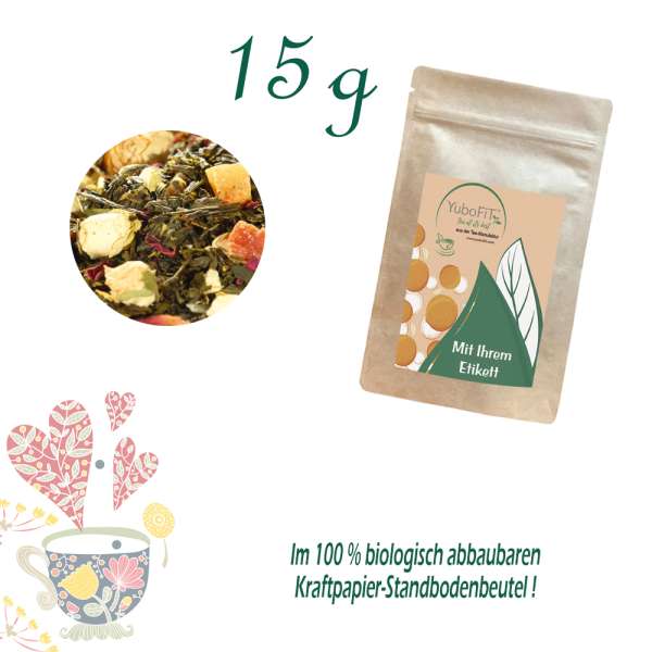 YuboFiT® Sencha Tee TROPIC GARDEN