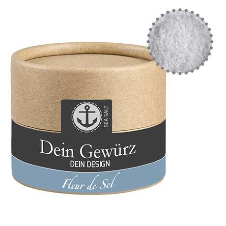 Fleur de Sel, ca. 40g, Kraftpapierdose Mini