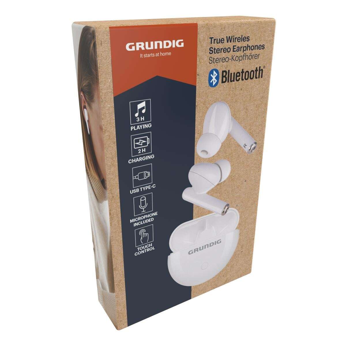 GRUNDIG TWS Bluetooth Earbuds 350mAh