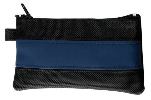 CreativDesign® Schlüsseltasche "ColourLane" schwarz / schwarz