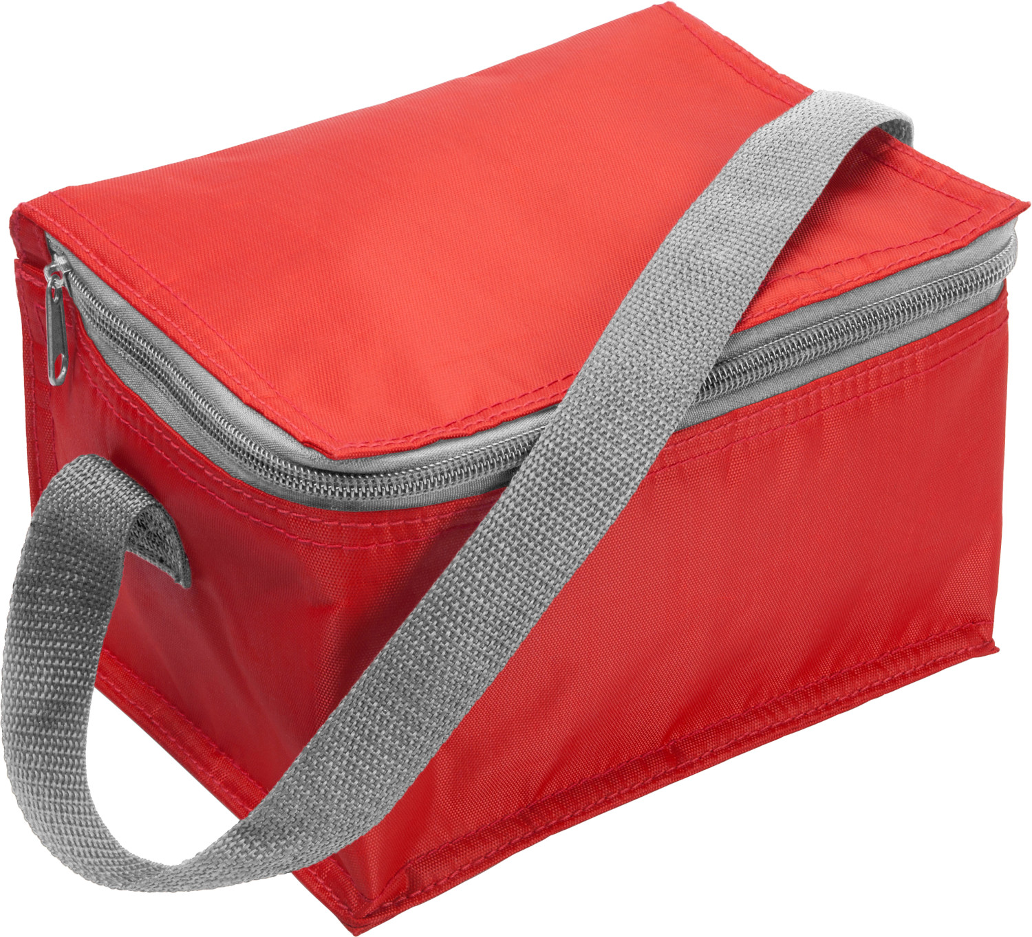 Kühltasche aus Polyester Cleo als Werbegeschenk online bedrucken - Farbe:  Rot