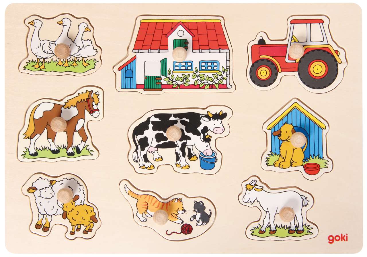 Steckpuzzle Bauernhof