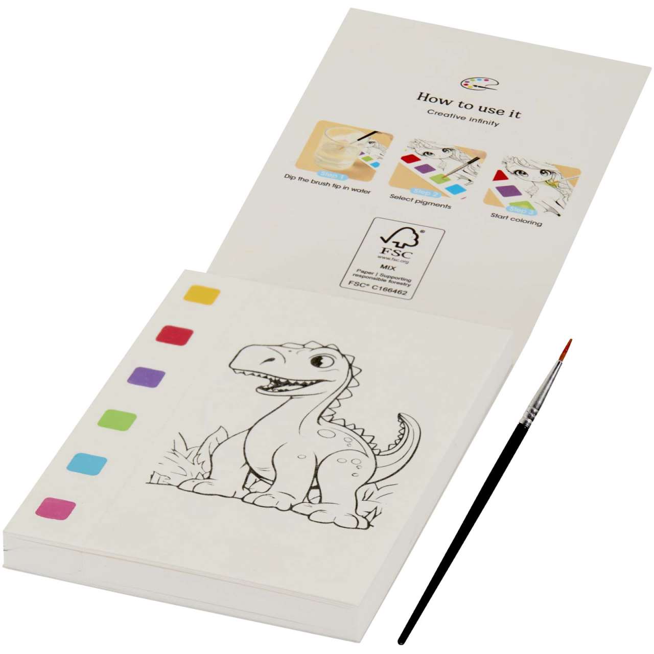 Quell Malbuch und Wasserpinsel Set