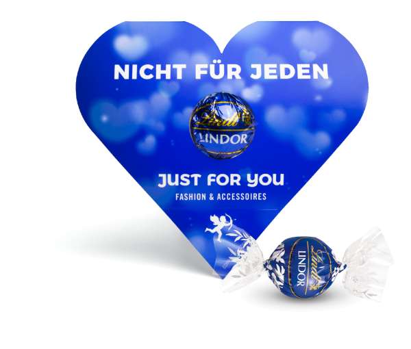 Lindt Lindor Kugel in Werbekartonage