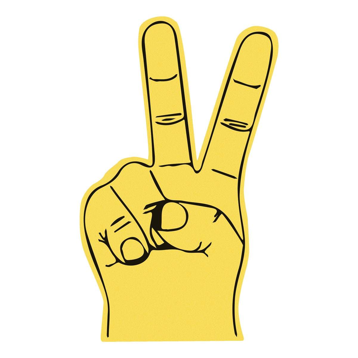 Winkehand aus Schaumstoff VICTORY