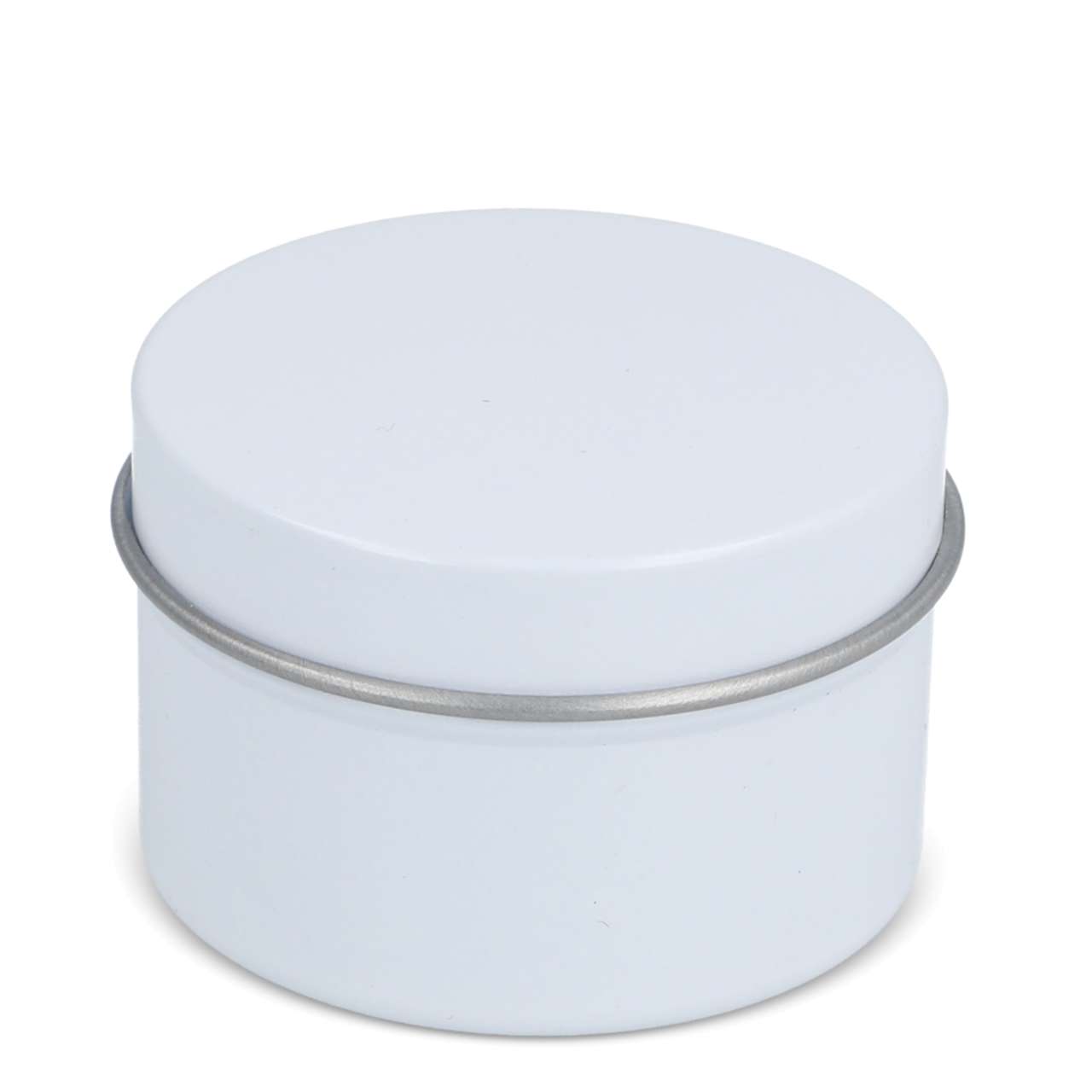 Scented candle round recycled tin