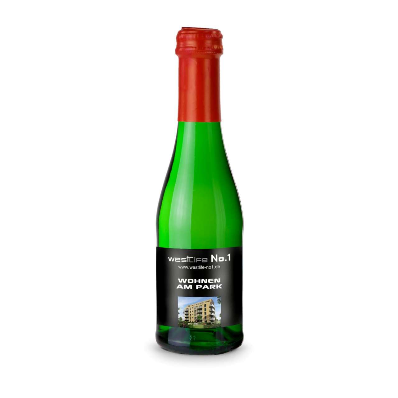 Sekt Cuvée Piccolo - Flasche grün - Kapselfarbe, 0,2 l