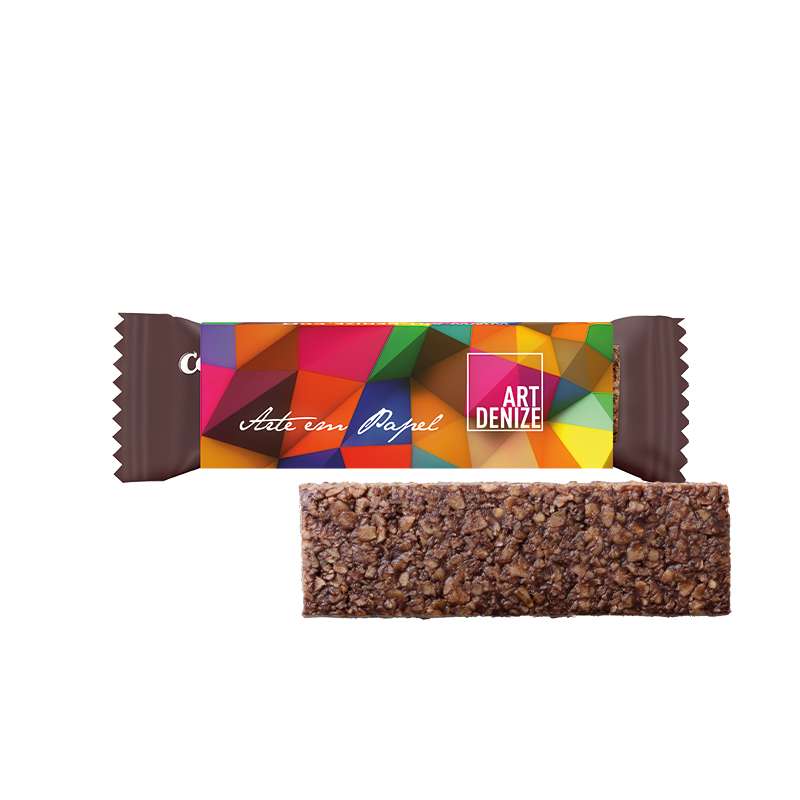 Werbeschuber mit Corny Haferkraft Riegel