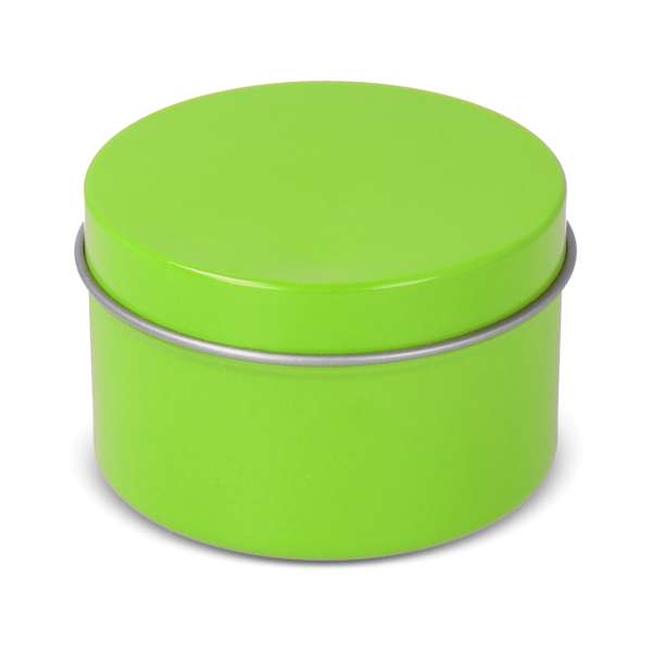Scented candle recycled tin big