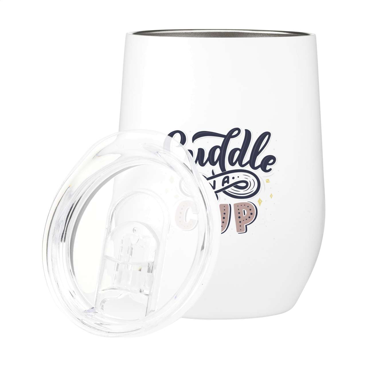 Huevo RCS Recycled Steel Cup 350 ml Thermobecher