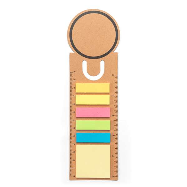 SAWYER Büroset 3-in-1- aus 100 % Recyclingpapier mit runder Oberseite und schwarzem Aufdruck rundum