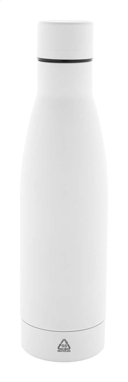 Flasche aus recyceltem Edelstahl Rubbar