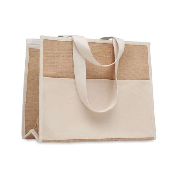 Jute-Canvas Shopping Tasche CAMPO DE GELI