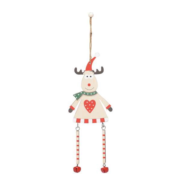 Geschenk- / Baumanhänger WOODEN SNOWI