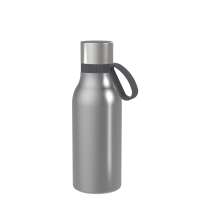 Flasche silber, Ring dunkelgrau