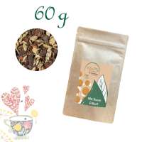 Standbodenbeutel Medium, Kraftpapier, aluminium, Inhalt 60 g