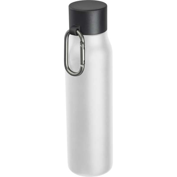 Vakuum Trinkflasche mit Karabiner, 600ml