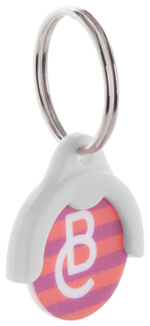 Schlüsselanhänger mit Einkaufswagen-Chip Token