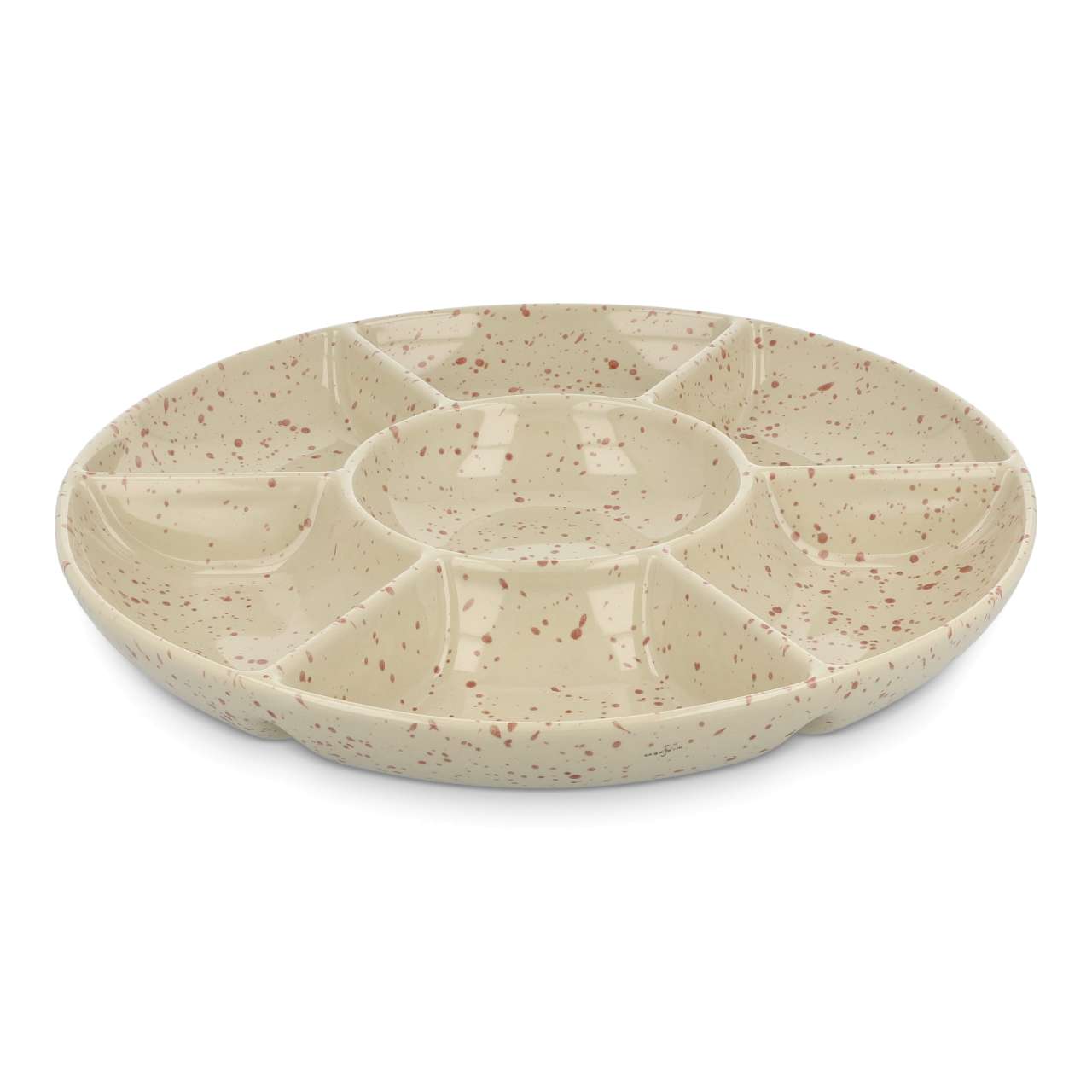 Sagaform Ditte Keramik-Servierplatte rund 26 cm