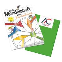 Malbuch mit 2-c Logoeindruck