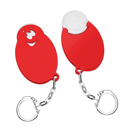 Chiphalter mit 1€-Chip "Gesicht"