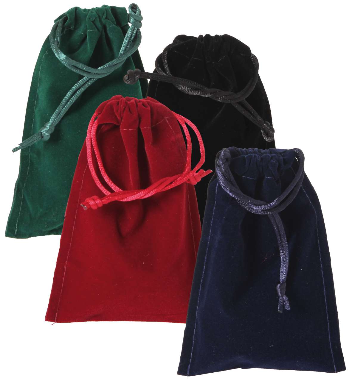 Samtbeutel groß, sortiert