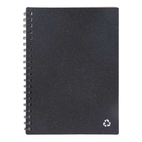 Notizbuch aus recyceltem Leder Midi