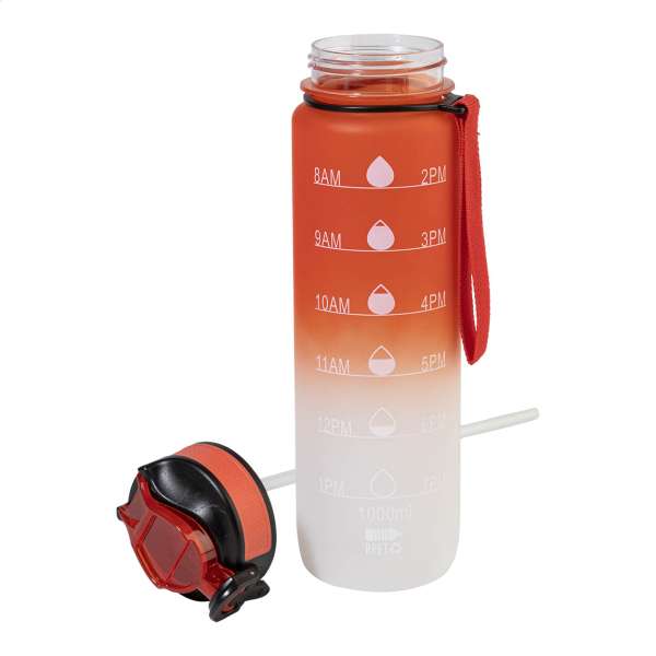 RPET Flasche mit Motivationsanzeige Sipgrade