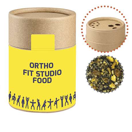 Gewürzmischung Zitronen-Pfeffer, ca. 75g, Kraftpapierstreuer Midi