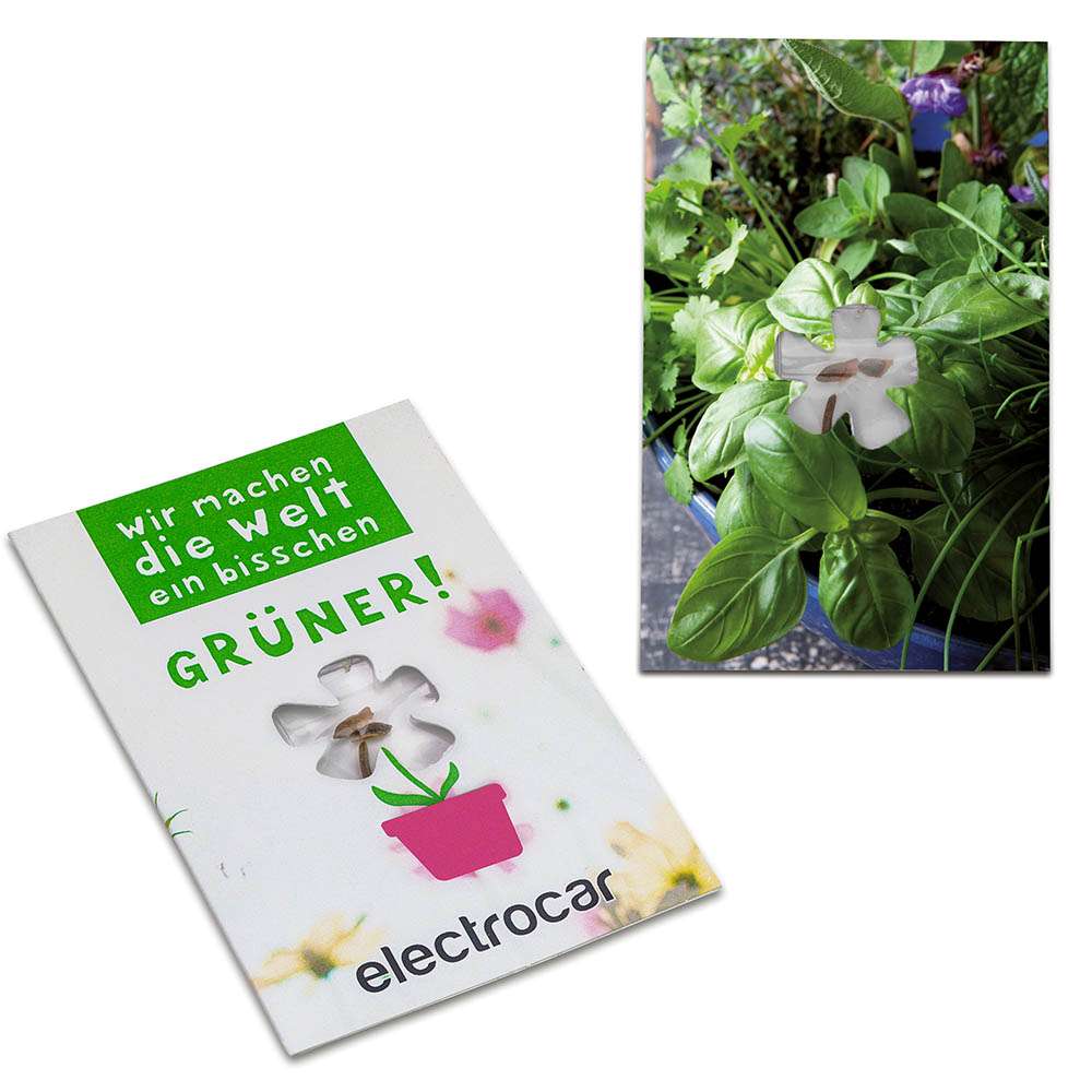 Samen-Karte-Mini Blume - Ostern