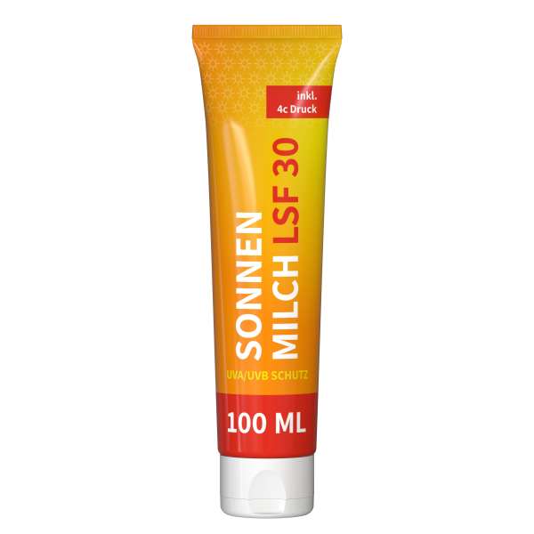 100 ml Tube - Sonnenmilch LSF 30 - FullbodyPrint