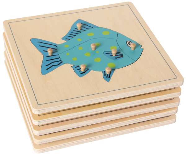 Tierpuzzles, 5er-Set