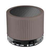 Lautsprecher schwarz, Gitter schwarz, Hülle braun