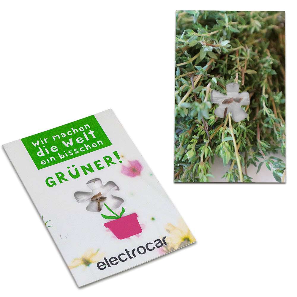 Samen-Karte-Mini Blume - Ostern