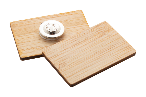 Bambus-Anstecker BooBadge
