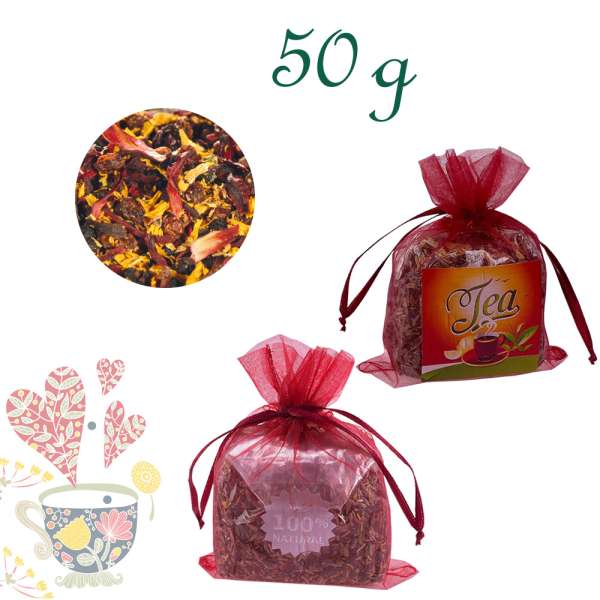 YuboFiT® Früchtetee Sanddorn-Holunderbeere