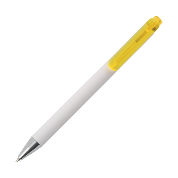 MANHATTAN Kugelschreiber mit transparentem Clip Peekay