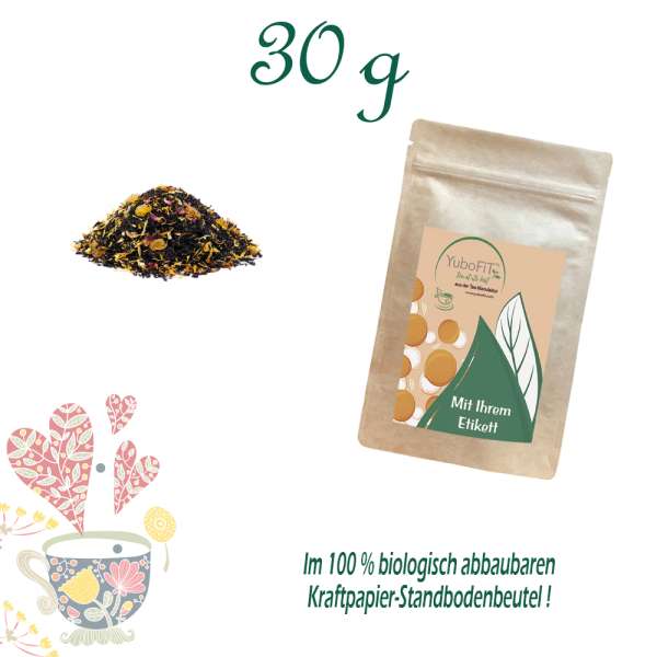 YuboFiT® Schwarzer Tee Panettone PERFECT MATCH